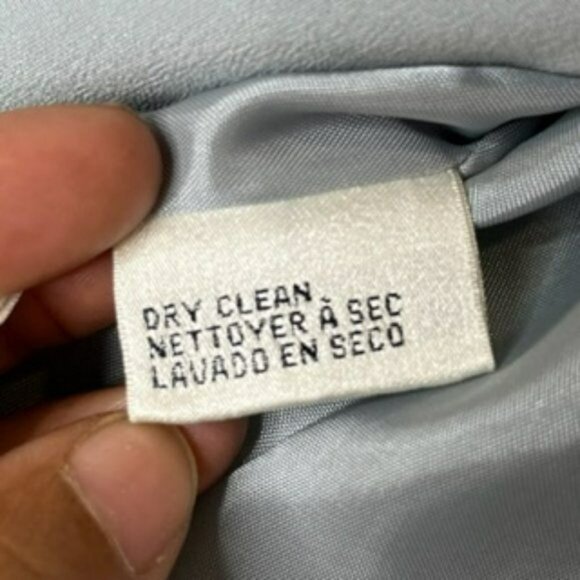 NWT Rena Rowan Vintage  Womens Suit Jacket Sky Blue Button Down Front Size 10 - Picture 4 of 9